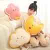 Lovely Sky Plush Pillow Stuffed Rainbow Cloud Star Moon Toys Hug Doll Smiling Face Sofa Chair Cushion Decoration Creative Gift