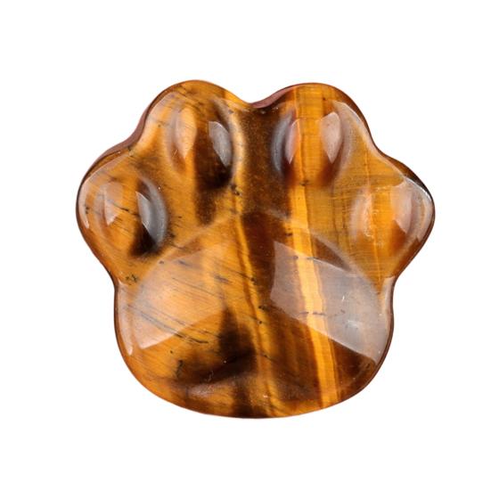 Искусственный кристалл, украшение в виде кошачьей лапки, исцеляющий натуральный камень, статуэтка кошачьей лапки, резьба, фигурка когтя животного, настольное украшение, подарок для любителей кошек