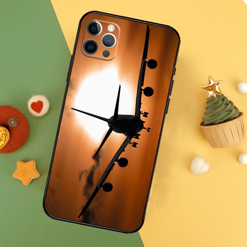 Чехол для телефона Самолет Самолет Самолет Для iPhone 17 17Air 16 15 14 13 11 12 Pro Max 12 13 Mini 16E Ударопрочный Чехол