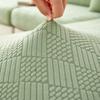 Livingroom Stretch Jacquard Fleece Sectional Sofa Covers Anti-Slip Couch Cushion Slipcover Sofa Mat Cover for Home Hotel