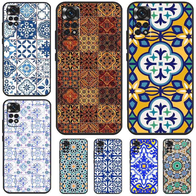 Чехол в марокканском стиле для Xiaomi Redmi Note 12 11 8 9 10 13 Pro 12S 11S 10S 9S Redmi 13C 9C 10C 12C