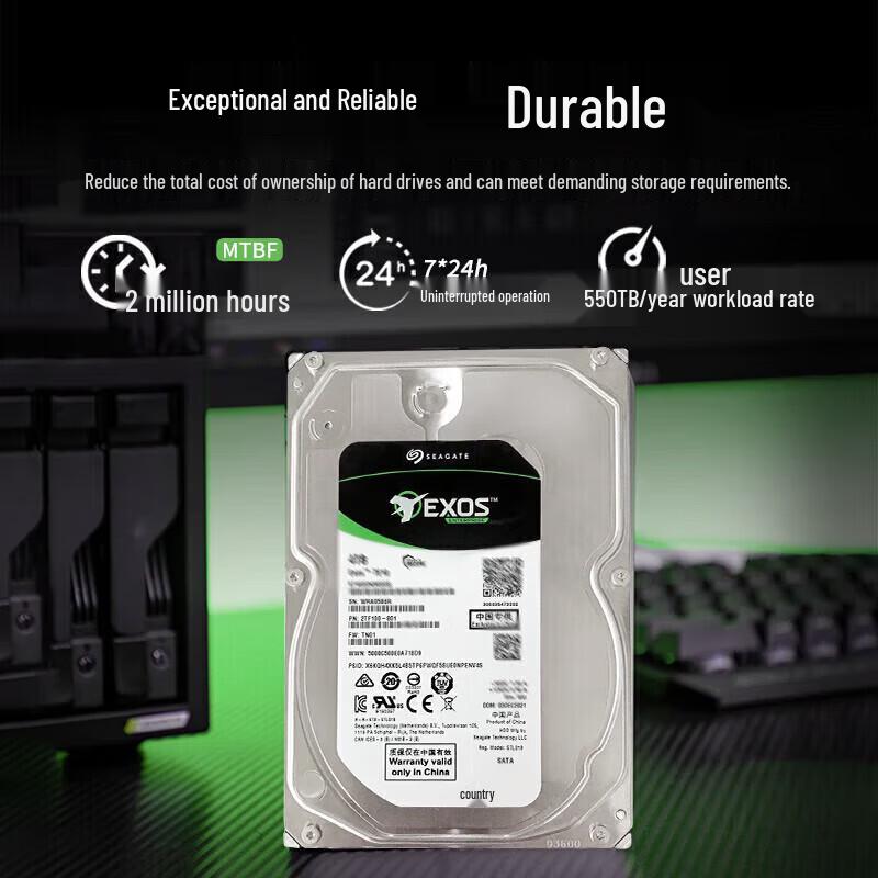 Seagate Exos 20TB Enterprise SATA Hard Drive