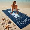 Custom Name Stitch & Scrump Stylish Digital Printing Beach Towel Quick‑Drying Absorbent Blanket for Beach Pool Gym Travel
