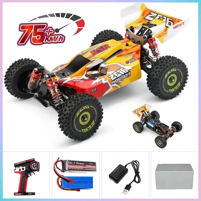 WLtoys 144010 144001 75 км/ч 2,4 ГГц Радиоуправляемая машина Бесколлекторная 4WD Электрическая Высокоскоростная Внедорожная Пульт Дистанционного Управления Дрифт Игрушки для Детей Гонки