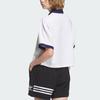 Adidas Originals Trefoil Varct Polo Shirt With Logo Patchwork Women Tops White IU4768