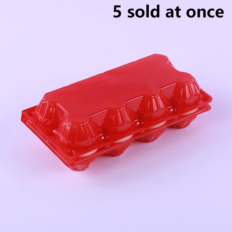 5 шт. анти-давление и анти-падение упаковочные коробки для яиц одноразовые прозрачные коробки для яиц ударопрочный пластиковый лоток для защиты яиц