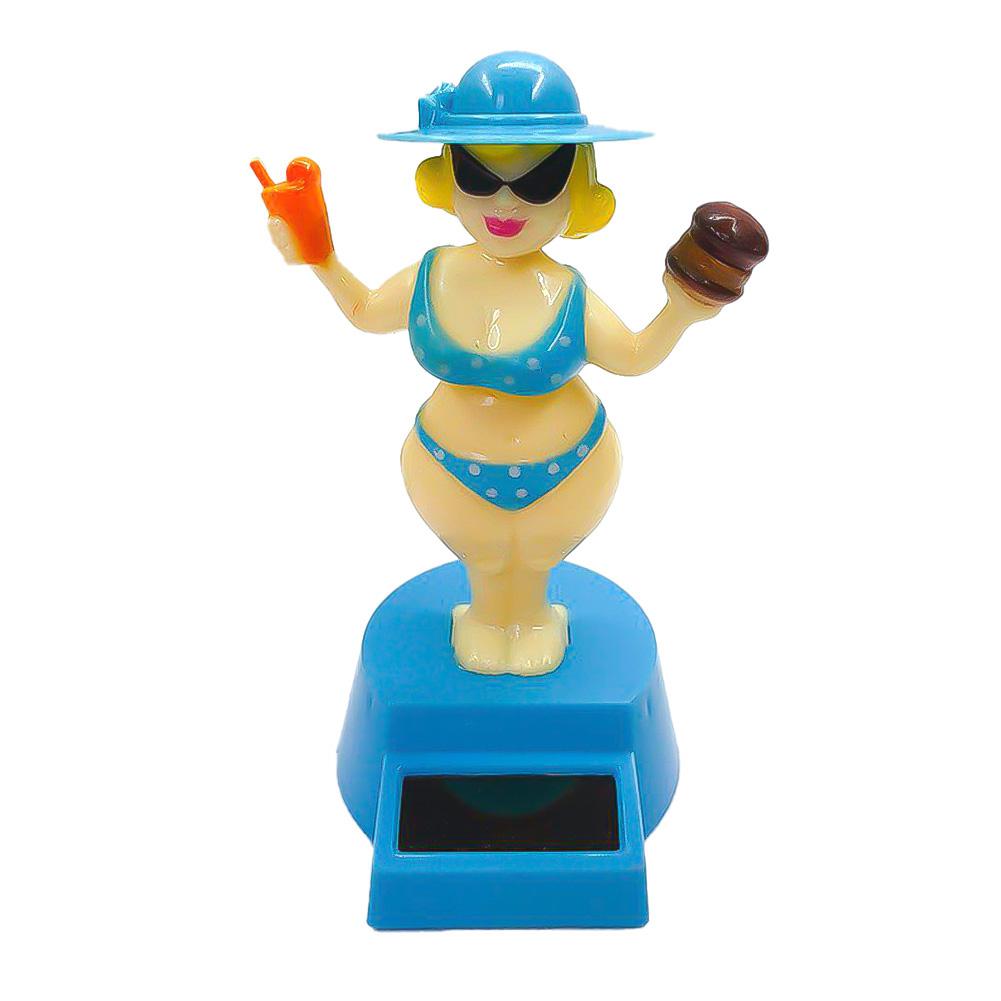 Солнечная качающаяся голова качающаяся Гавайские девушки украшение салона автомобиля креативная танцующая кукла автомобильный орнамент солнечная энергия игрушечный автомобиль-стиль