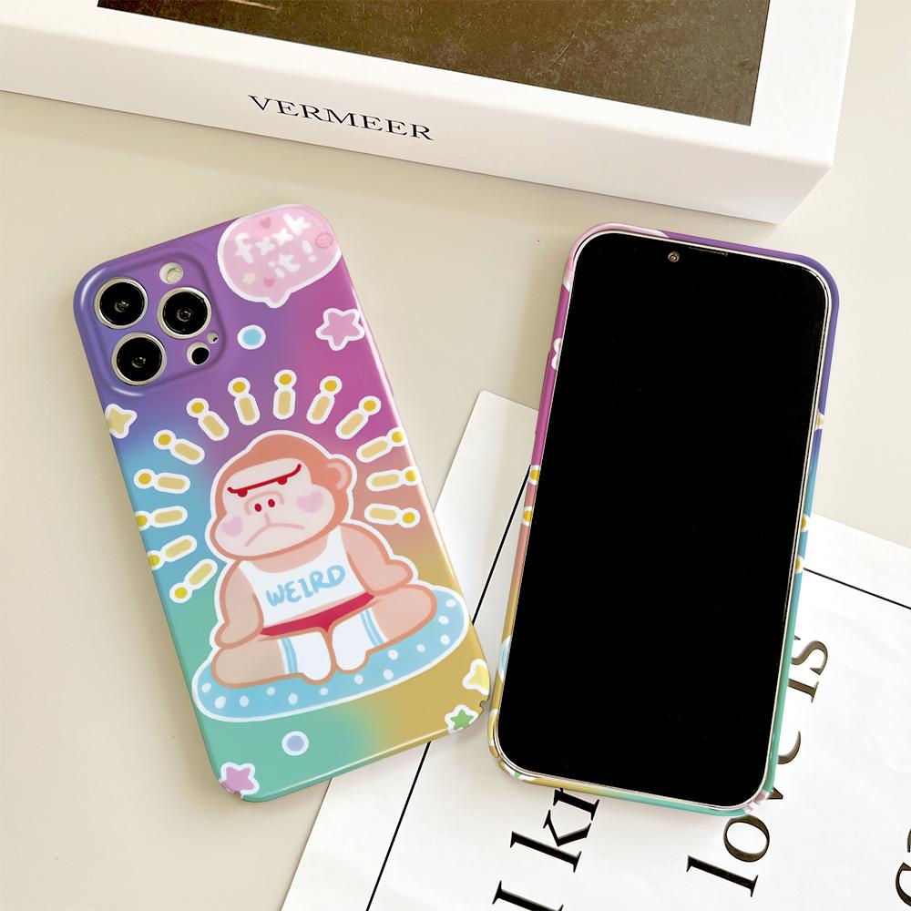 All-inclusive Film Phone Case Cartoon Fashion Design Hard Shell Full Cover Camera Protection Case for iPhone Samsung Xiaomi Poco Redmi