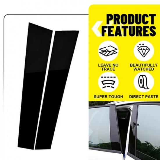 Комплект накладок на стойки B для отделки окон дверей для Toyota RAV4 EV 2013 2014 2015-2018