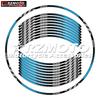 Motorcycle Wheel Sticker Reflective Waterproof Decal 17 Inch Rim Stripe Tape Decoration Sticker For Z650 NINJA650 Motorcycle