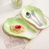 Creative Porcelain Plate Chinese Cabbage Shape Ceramic Homehold Tableware Vegetables Fish Fruit Salad Pasta Plates