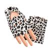 Women Men Dance Mittens Heart Mittens Five Finger Gloves PU Leather Gloves Ladys Driving Dress