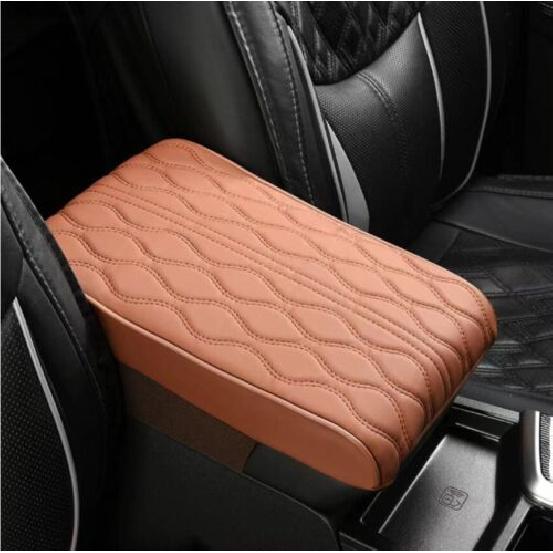 Car Armrest Pad Cover Auto Center Console Box Pu Leather Cushion Mat Universal