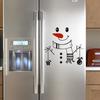 (Nikita) Cute Sticker Fridge Happy Delicious Kitchen Fridge Wall Stickers Art