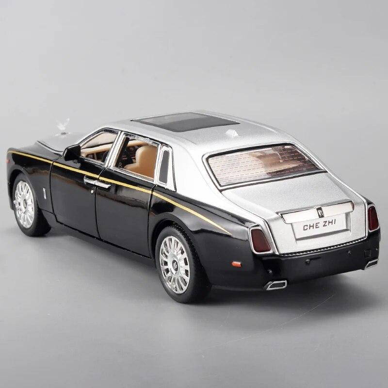 Модель RR Phantom Из Цинкового Сплава Машинки-Игрушки С Pull-Back Механизмом, Со Звуком И Светом, Для Детей Мальчика Девочки Подарок