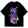 Anime Pokmon Graphic Unisexs Womens T Shirt Cotton Oneck Y2k Harajuku 2026 Summer Unisex Fashion TShirt Black Tee Tops Unisex