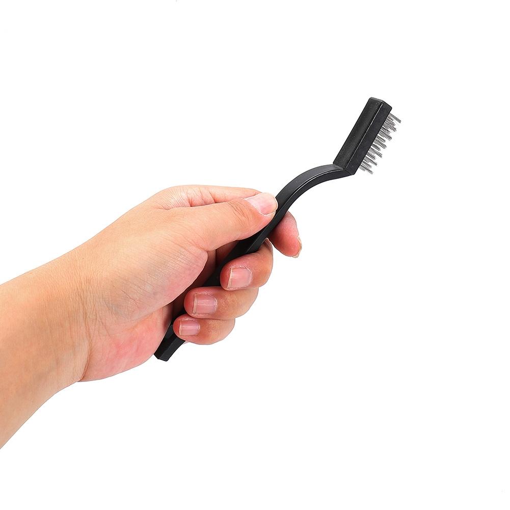 Мини-щетки из нержавеющей стали DIY Краска Ржавчина Удалитель Черный Очистка