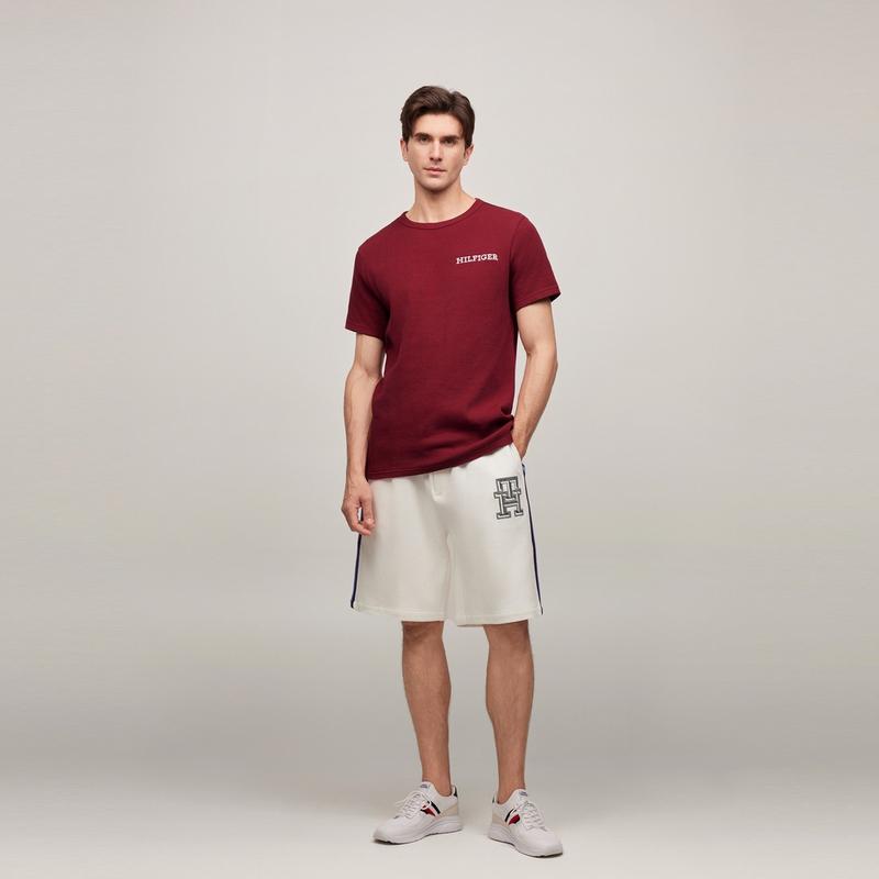 Tommy Hilfiger T-Shirts Men's Crew Neck Moderate Straight Fit UM0UM03116