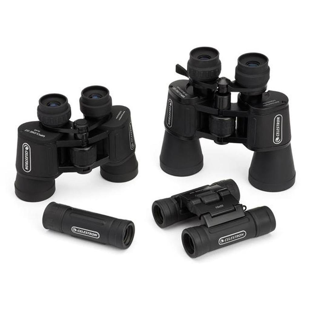 Celestron UpClose G2 Zoom Binoculars Prism 10x to 30x 32mm 71260 10-30x50 (Porro Type, Magnification, Aperture, Multi-Coated, Lightweight, Compact)
