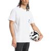 Adidas Messi T Shirts Unisex White Crew Neck Moderate IW0194