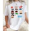 Футболка Kpop Monsta X Футболка Ю Кихёна Хип-хоп Ees для участников корейской мужской группы Футболки Хипстер Печатные Корея Y2k Одежда
