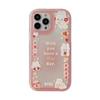 Ins Pink Rabbit Bunny Rich 2023 Защитный чехол для Iphone 13 12 Promax 14 Pro Max Plus 11promax Чехол для телефона с рисунком Conque