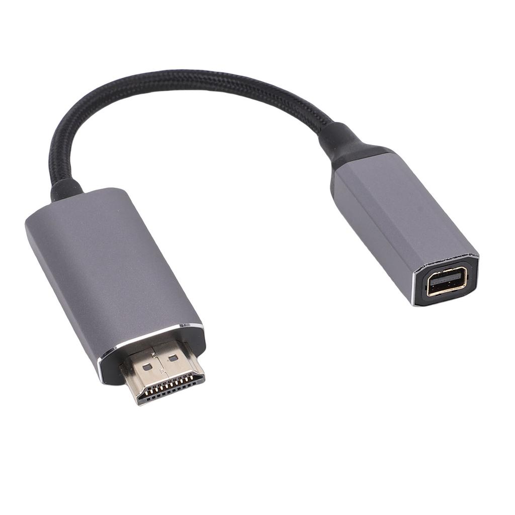 Кабель HD на Mini DisplayPort из алюминиевого сплава 1080P 60 Гц Однонаправленный HD Male на Mini DisplayPort Female Шнур с USB