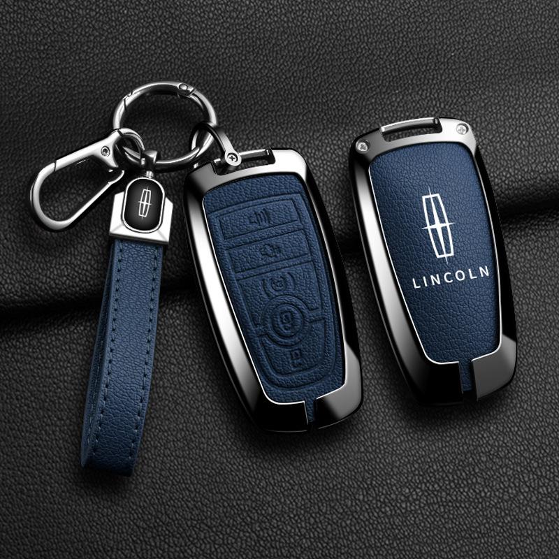Чехол-брелок для ключа автомобиля из сплава для Lincoln Continental Mkc Mkz Mkx Navigator Z Nautilus Aviator Corsair Брелок
