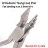 Dental Lab Laboratory Tool Dental Orthodontic Universal Young Loop Bending Plier Instrument Wire Bend Forcep Lab Bending Plier Dentist Tools