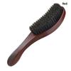 Wood Handle Boar Bristle Cleaning Brush Hairdressing Men Beard Brush Anti Static Barber Hair Styling Comb Shaving Tools