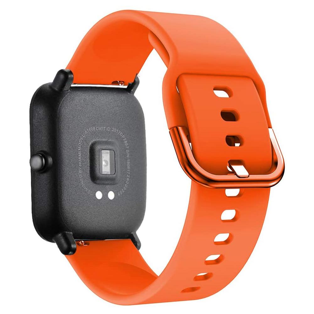 Силиконовый ремешок 20 мм/22 мм Для Amazfit GTS/2/2e/4/3/GTS2 Mini/GTR 4/47 мм/GTR2/2e/stratos 2 Браслет для часов Amazfit bip 6 5 3 ремешки