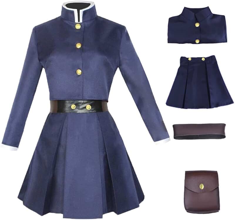 Костюм для косплея Jujutsu Kaisen Kugisaki Nobara, женский костюм, полный комплект, платье, вечерние костюмы, школьная форма для девочек