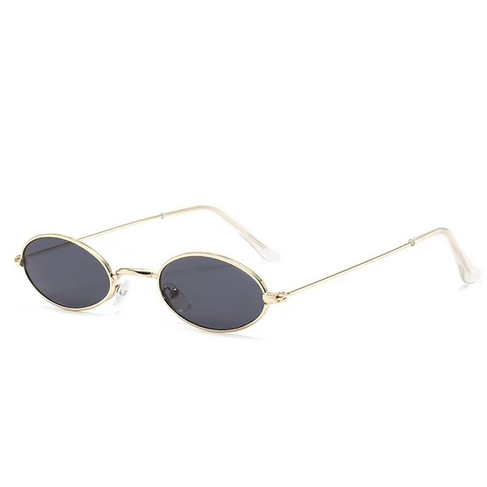 Retro Small Frame Oval Sunglasses Uv400 Unisex Brand Design Sun Glasses Summer Vintage Shades Eyeglasses Driving Eyewear