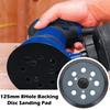 125mm 5 Inch Sander Pad 8-Holes 3 Nails Backing Sanding Disc Pad Hook Loop Sanding Pads for Electric Orbital Sander Polishing
