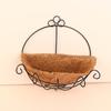 Flowerpot Iron Coco Coir Liner Hanging Diy Garden Hanging Planters Wall Baskets Half Round Plant Holder Case Home Decoration
