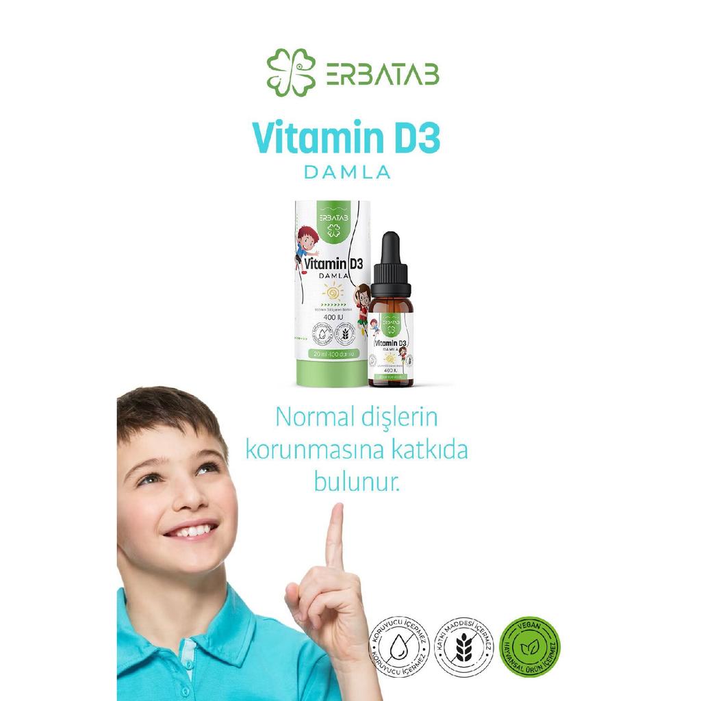 Витамин D3 детский 20 мл 400 МЕ капли