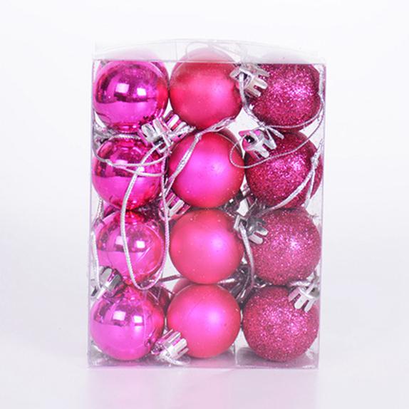 24 Pcs 3cm Christmas Decorations for Home Xmas Ball Ornament Christmas Decorations for Trees Balls New Year Decorations Decor