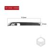 3Pcs Carbon Fiber Interior Passenger Dashboard Cover Trim For Dodge Charger