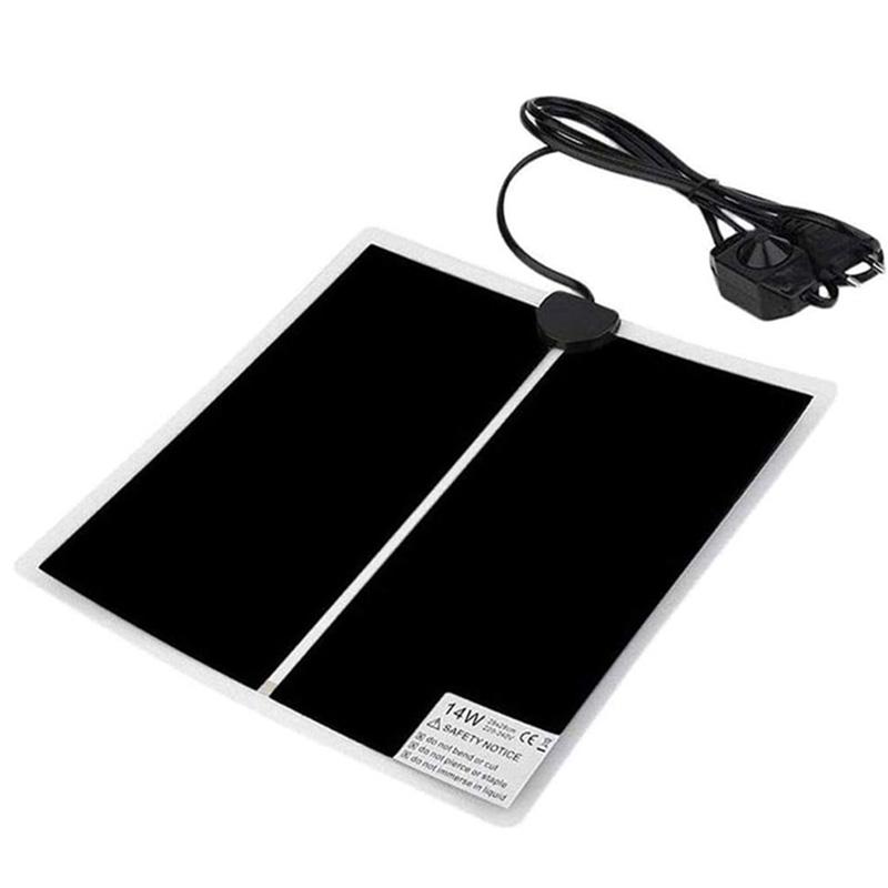 Reptile Heating Pad Aquarium Heat Mat Turtle Tortoise Lizard Climbing Pet Warmer with Adjustable Temperature Controller