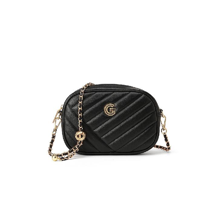 New fashion mobile phone bag, genuine leather chain quilted bag, single shoulder crossbody women's bag