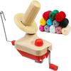 BUDDUR Manual Home Yarn Winding Machine Kit With Cotton Yarn Thread For Thread Balls Making DIY Handmade Craft Accessories