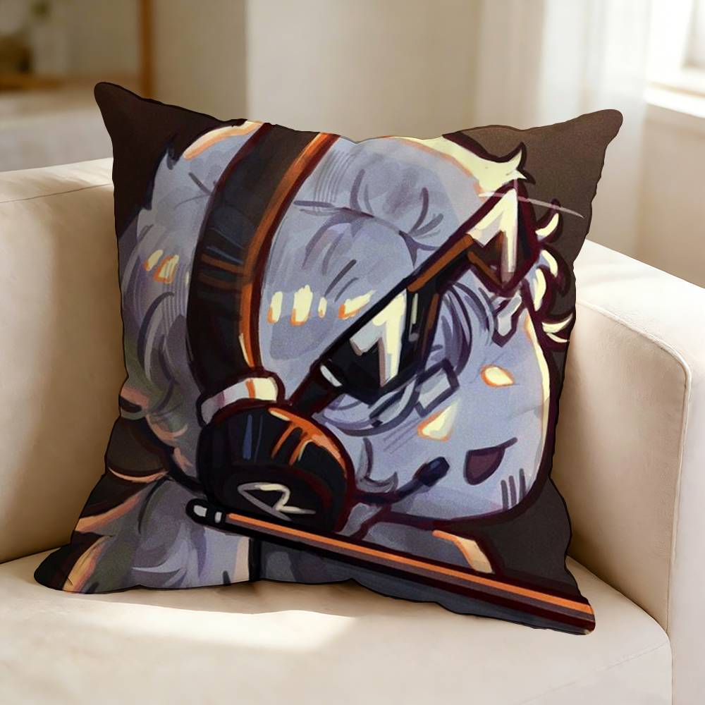 Multiplayer Horror Game FForsakenS CChance Pillow Case Square DoubleSided Sofa Cushion Cover Bedroom Bedside Pillow