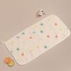 Baby Infant Cotton Wiping Towel Baby Face Towel Washcloths Nursing Towel Saliva Wipe with Cartoon Pattern 25x50cm