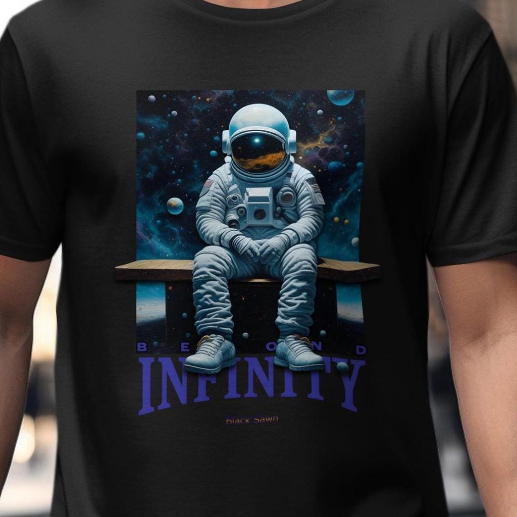 Cosmic Infinity T-Shirt, Space Graphic Tee, Cosmic Universe Streetwear, Science Fans,