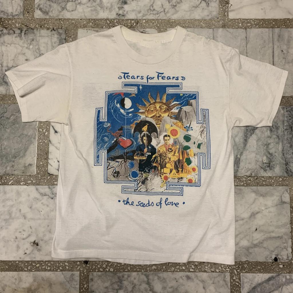 Tears For Fears Seeds Of Love Short Sleeve White Unisex S234xl Tshirt Md80