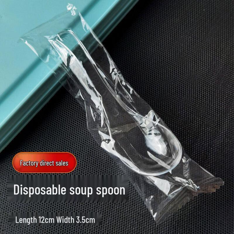 Disposable Plastic Soup Spoons