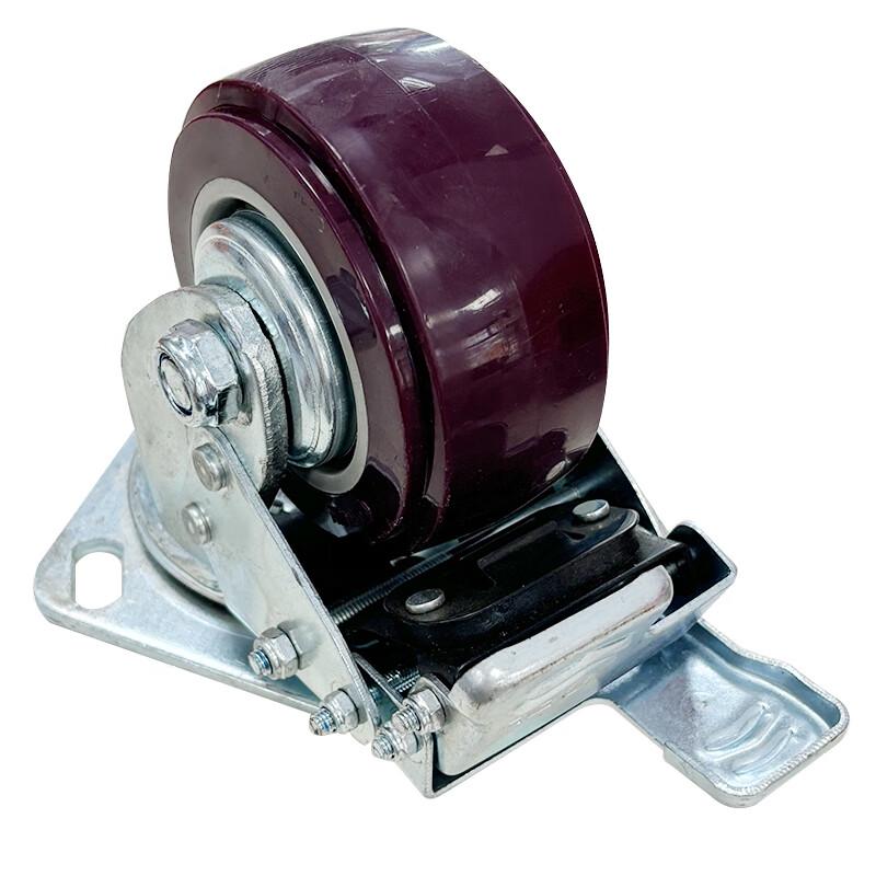 Polyurethane Swivel Caster with Brake