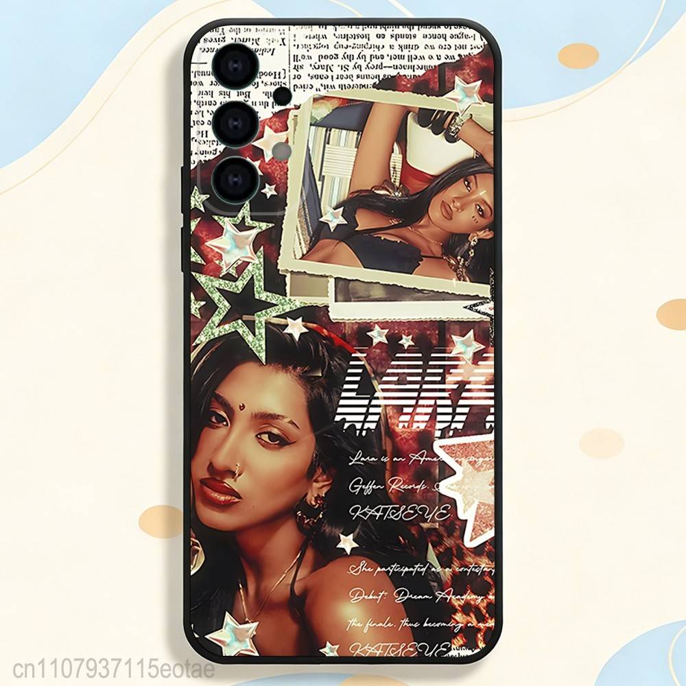Чехол для телефона Lara Raj K-Katseye для Samsung S25, S26, S24, S21, S22, S23, S30, Ultra, S20, Plus, Fe, Lite, 5G Черный