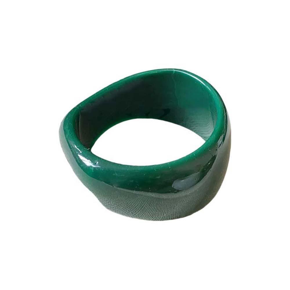 Exaggerated Wide Chunky Bangles Irregular Hand Ring Geometric Bracelets  Women