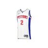 Логотип с принтом букв и номеров, баскетбольная майка Pistons Cunningham 2, унисекс, белая DN2076-101